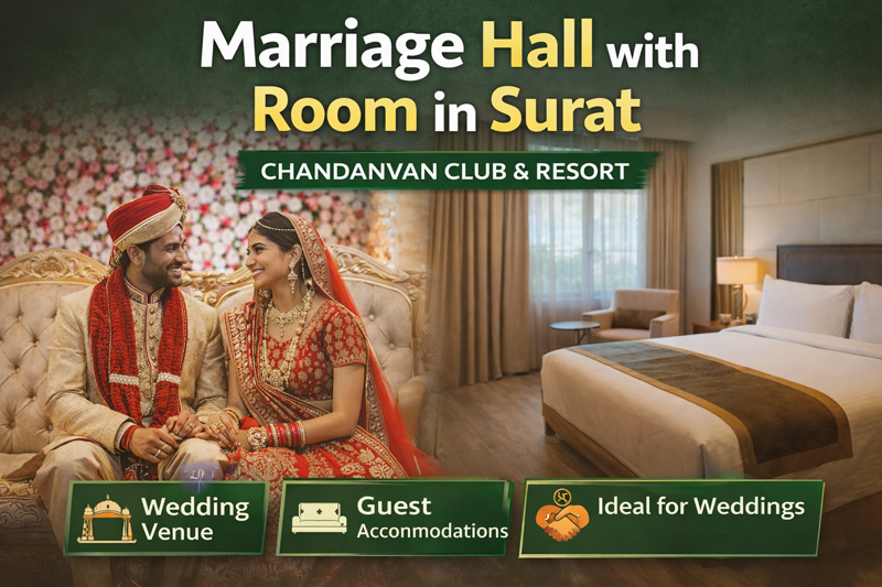 Marriage Hall with Room in Surat